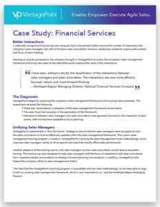 Sales Management Code - Financial Services Case Study