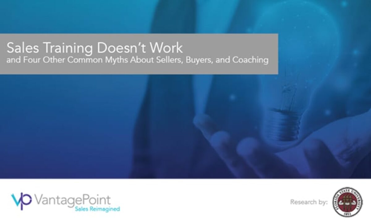 Ebook: Sales Training Doesn't Work